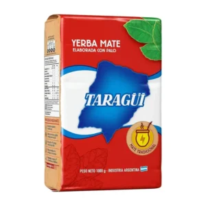 Paquete de Yerba Mate Taragüi clásica con palo de 1Kg.